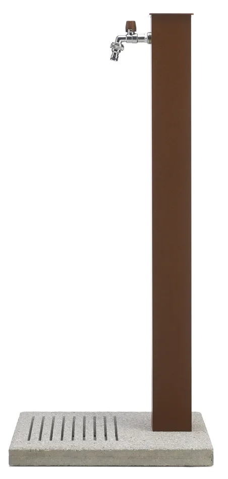 Fontana da Giardino con Rubinetto e Base in Cemento Belfer 42/QBM Ruggine - immagine 3