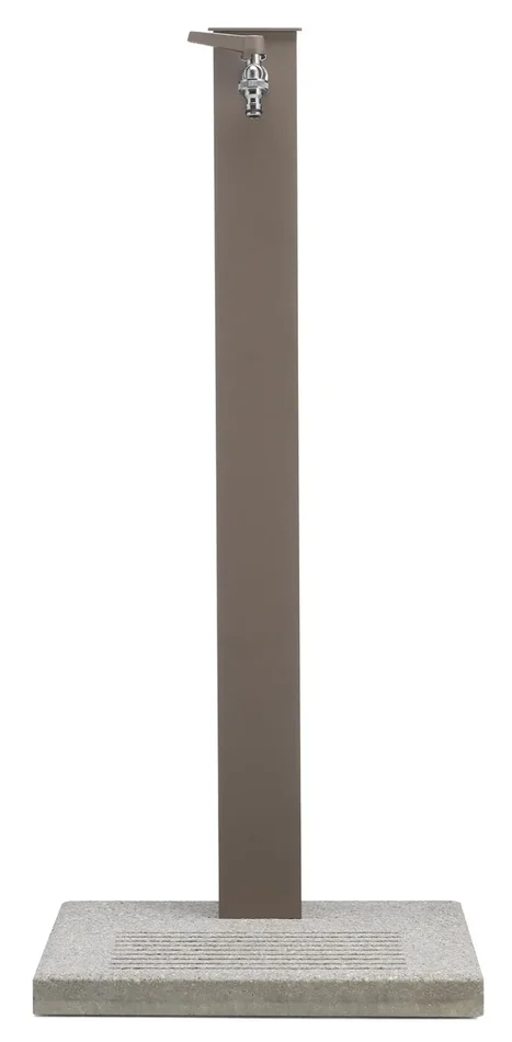 Fontana da Giardino con Rubinetto e Base in Cemento Belfer 42/QBM Tortora - immagine 2