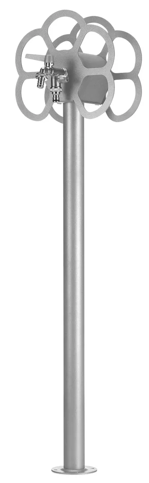 Fontana da Giardino con Rubinetto e Portatubo Integrato Belfer 42/SRF Alluminio Sconti