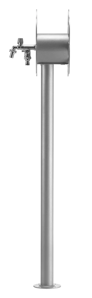 Fontana da Giardino con Rubinetto e Portatubo Integrato Belfer 42/SRF Alluminio Sconti - immagine 3