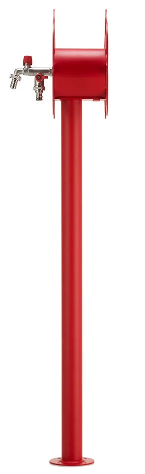 Fontana da Giardino con Rubinetto e Portatubo Integrato Belfer 42/SRF Rosso Sconti - immagine 3