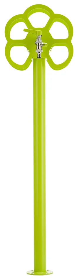 Fontana da Giardino con Rubinetto e Portatubo Integrato Belfer 42/SRF Verde Acido - immagine 2