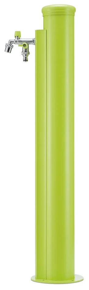 Fontana da Giardino con Rubinetto e Tubo Irrigazione a Spirale 10m Belfer 42/ARS Verde Acido - immagine 3