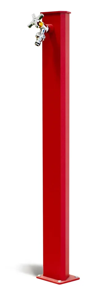 Fontana da Giardino con Rubinetto in Acciaio e Alluminio Cork Rosso Rubino - immagine 3