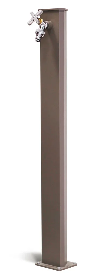 Fontana da Giardino con Rubinetto in Acciaio e Alluminio Cork Tortora - immagine 3