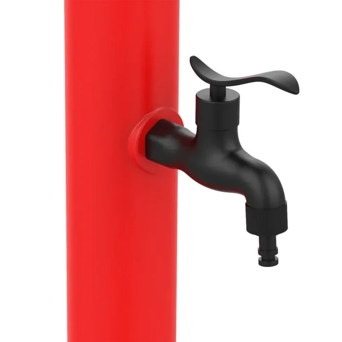 Fontana da Giardino Rubinetto con Attacchi Rapidi Sined Acqua Rosso - immagine 3