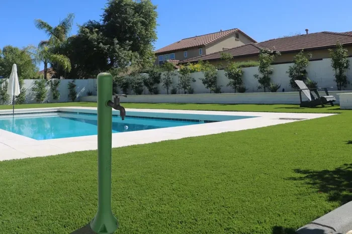 Fontana da Giardino Rubinetto con Attacchi Rapidi Sined Acqua Verde - immagine 2