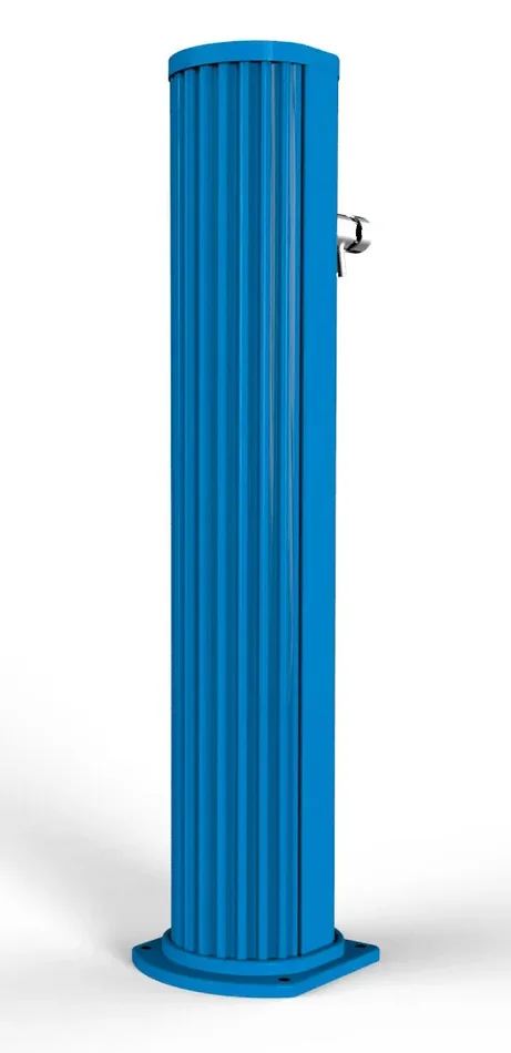 Fontana Lavapiedi da Giardino con Rubinetto Temporizzato Arkema Jolly Blu - immagine 3