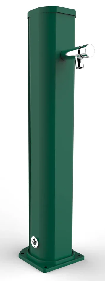 Fontana Lavapiedi da Giardino con Rubinetto Temporizzato Arkema Jolly Verde