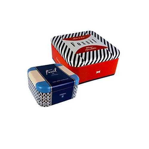 Fossil Bracciale da Donna in Acciaio Inossidabile con Ametista, Oro Rosa - immagine 2