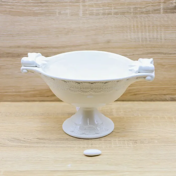 Fruttiera con Fiocco Mandorle by Paben