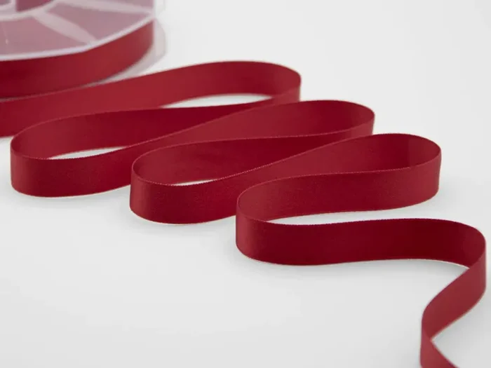 Furlanis Nastro Doppio Raso 16mm Amaranto 50mt