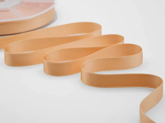 Furlanis Nastro Doppio Raso 16mm Arancio Albicocca 50 mt