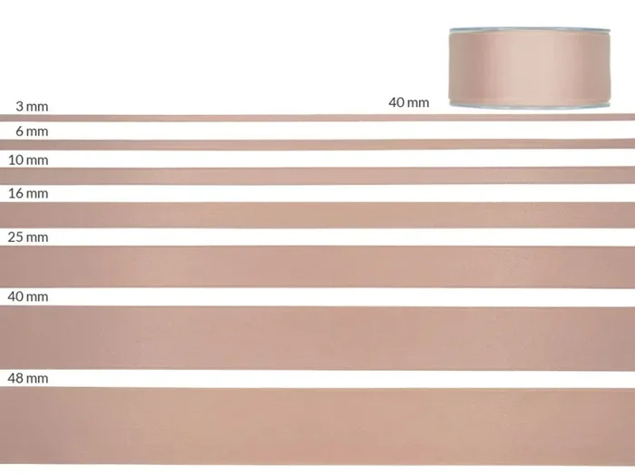 Furlanis Nastro Doppio Raso 40mm Zolfo 25mt Vendita calda online - immagine 3