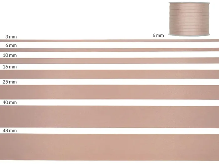 Furlanis Nastro Doppio Raso 6mm Fuxia Peonia 100mt Saldi - immagine 3