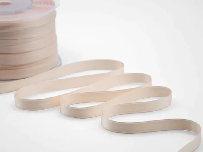 Furlanis Nastro Doppio Raso10mm Albicocca chiaro 100 mt