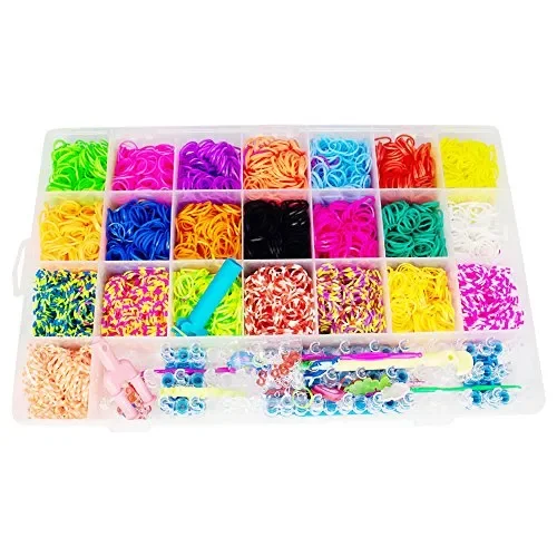 FutureHom 6800 Elastici DIY Loom Nastri Box Fai da Te Braccialetti… - immagine 2