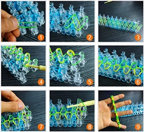 FutureHom 6800 Elastici DIY Loom Nastri Box Fai da Te Braccialetti… - immagine 3