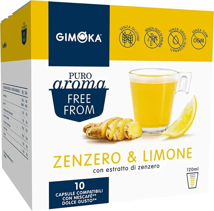 Gimoka – 30 Capsule Compatibili con Macchinetta Caffè Nescafé®* Dolce Gusto®* – Bevanda Ginseng e Matcha – 3 Confezioni da 10 Capsule – Made in Italy