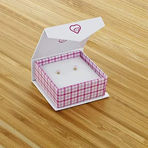 Gioiello Placcato in oro giallo 18 k, motivo: colore: rosa-Orecchini con… - immagine 3