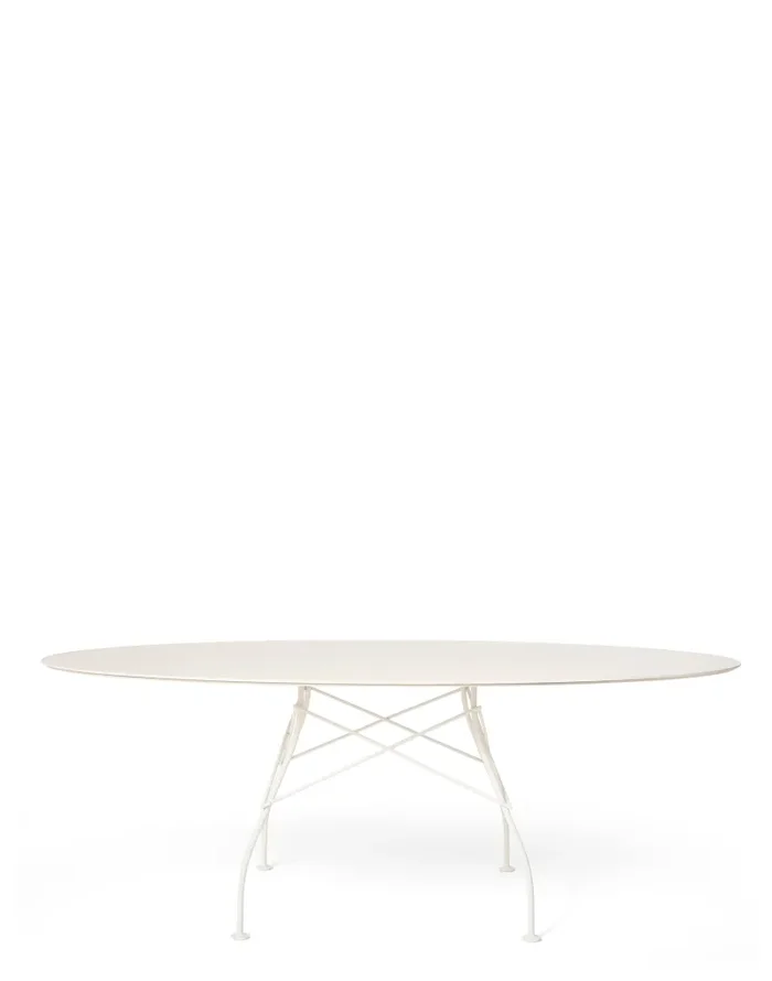 GLOSSY outdoor OVAL – BIANCO/BIANCO