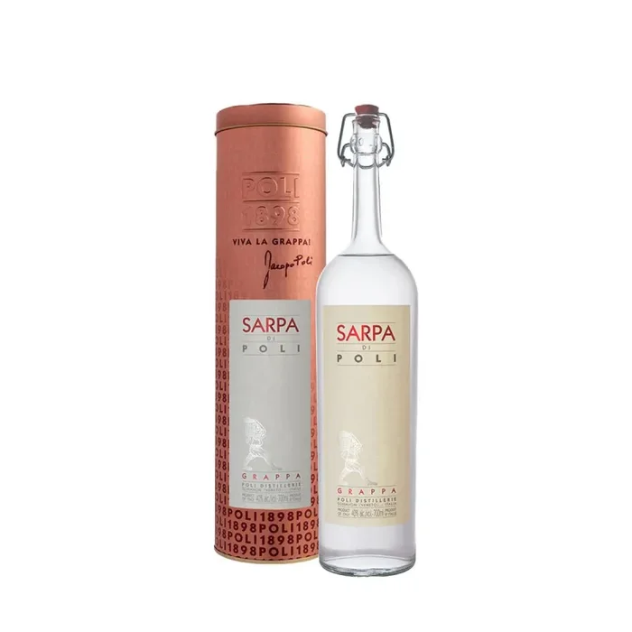 Grappa Poli Sarpa astucciata in tubo – Distilleria Poli