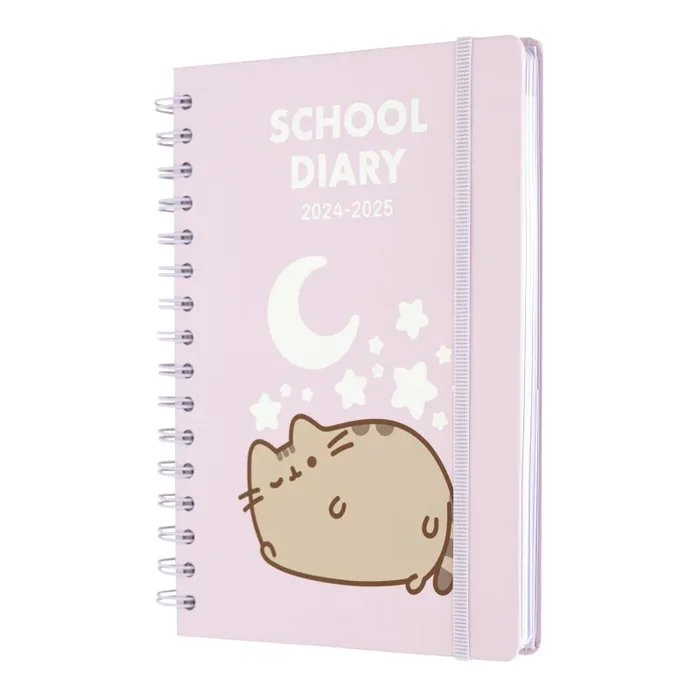 Grupo Erik: Diario Scuola 2024 2025 Pusheen, Agenda settimanale A5 12 mesi, 14,8×21 cm, Diario Pusheen 2024 2025, Agenda Pusheen 2024 2025, Cancelleria Kawaii