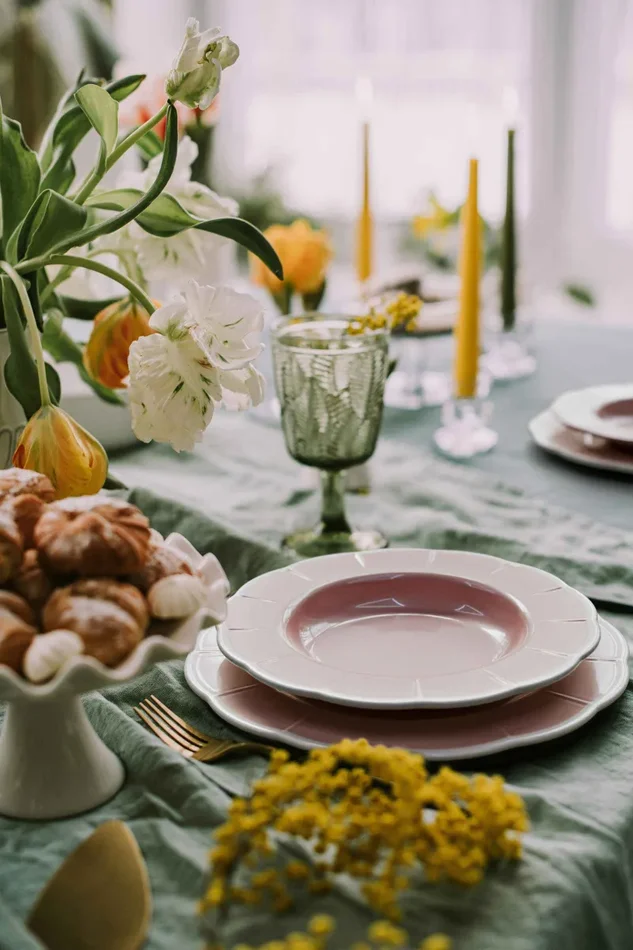 GUZZINI Piatto Fondo Melamina Flora D 24 Cm Table Decor Giallo Polvere Online ora - immagine 2