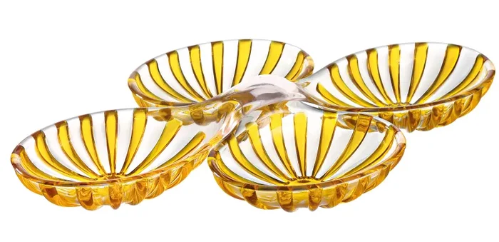 GUZZINI Set 2 Antipastiere Dolce Vita Colore Ambra