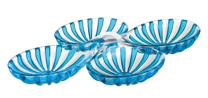 GUZZINI Set 2 Antipastiere Dolce Vita Colore Turchese