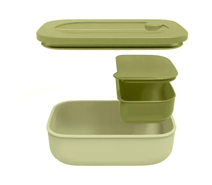GUZZINI Set Lunch Box con Contenitore Store & Go Verde Avocado