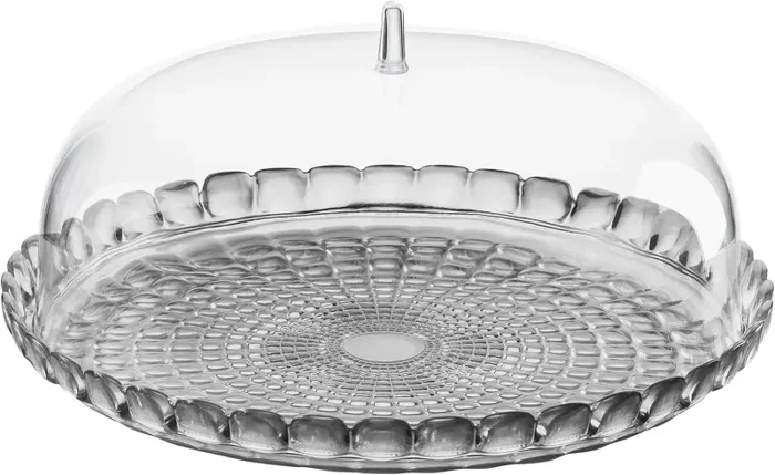 GUZZINI Set Tortiera Tiffany D 36 Cm H 14 Cm Colore Trasparente Vendita calda