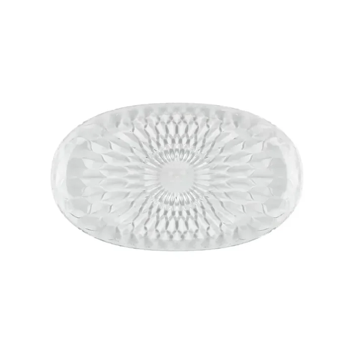 GUZZINI Vassoio Ovale Grande Vanity Bio-Based 45 x 26,5 Cm Trasparente - immagine 2