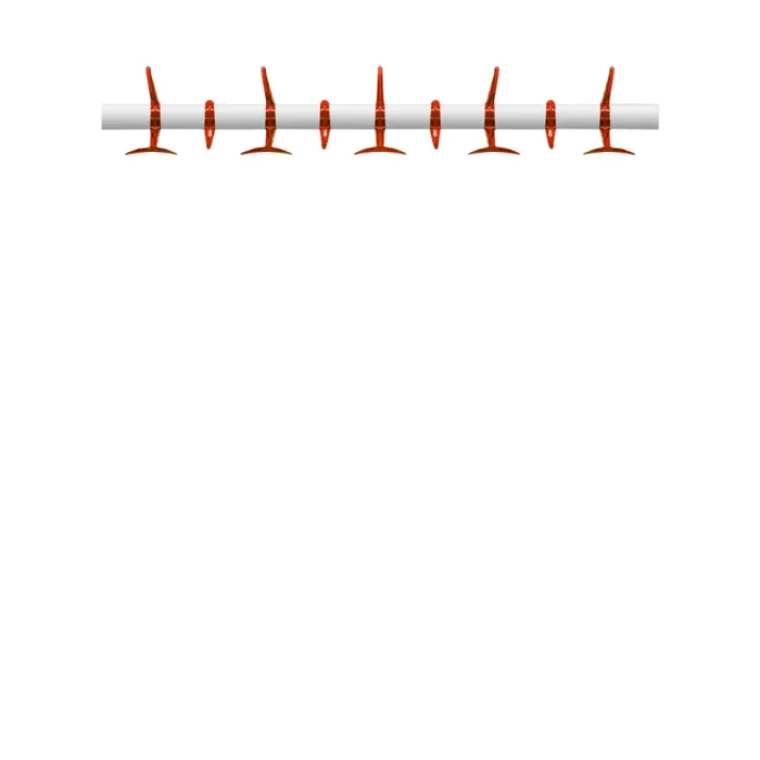 HANGER PARETE CM 90 ALL.LUCIDO