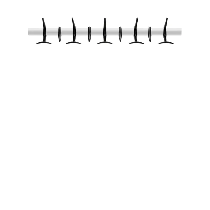 HANGER PARETE CM 90 ALL.LUCIDO