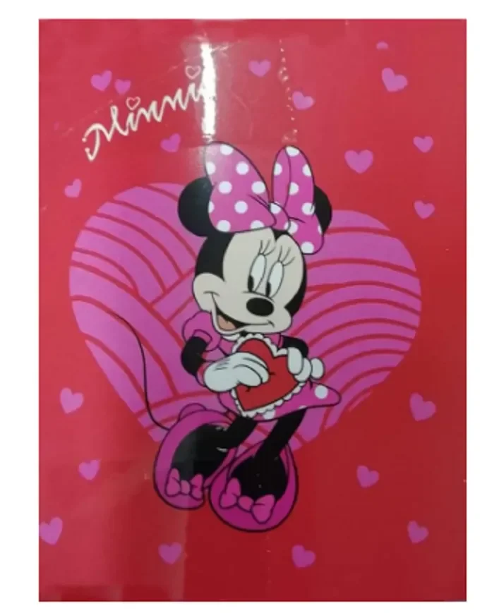 Hermet Minnie Mouse Coperta Morbida Pile Art Plaid Mickey Mouse