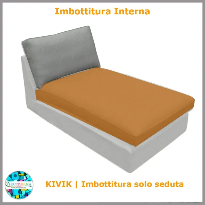 Imbottitura seduta chaise longue compatibile Kivik Ikea
