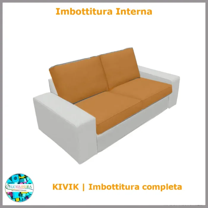 Imbottiture complete Kivik compatibile Ikea due posti