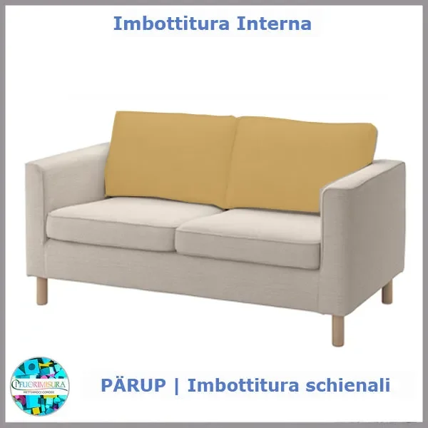 Imbottiture schienali PÄRUP compatibile Ikea due posti