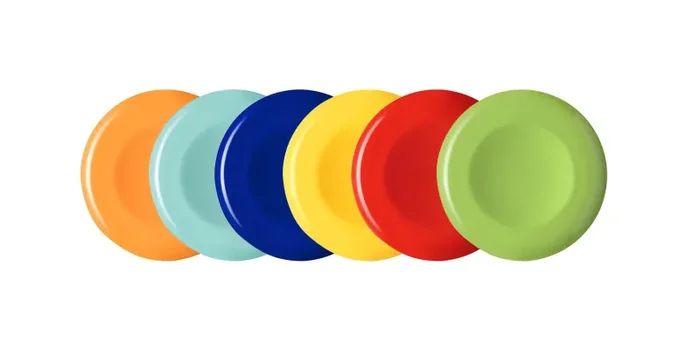 Kaleidos Mitika Piatti Frutta Colormix 6 Pz