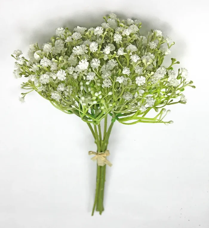 Linea Due Elle Gipsophila Mazzo D 19 Cm H 32 Cm Bianco