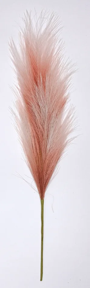 Linea Due Elle Pampas con Stelo 70 Cm Rosa Antico e Bianco Fornitura