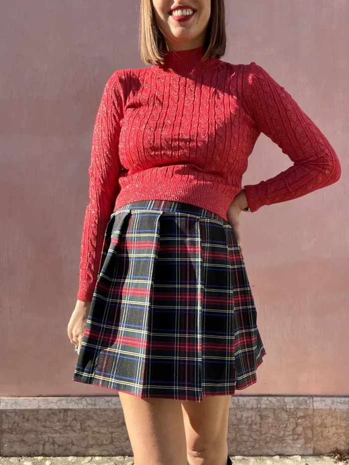 LUPETTO TRECCE LUREX - immagine 2