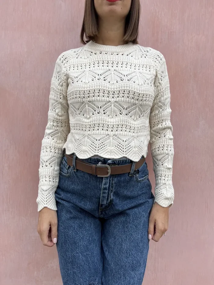 MAGLIONE CORTO UNCINETTO Online