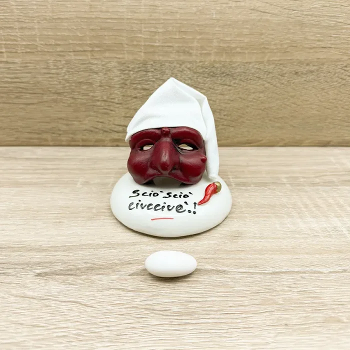 Maschera Pulcinella Bella Napoli