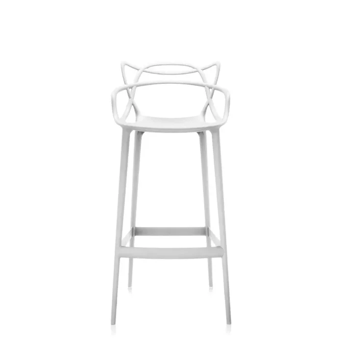 MASTERS STOOL H.75 BIANCO