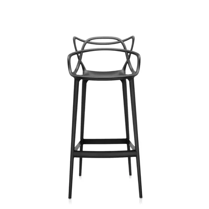 MASTERS STOOL H.75 NERO