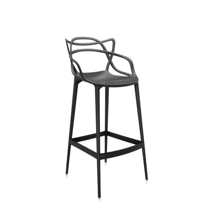 MASTERS STOOL H.75 NERO - immagine 2
