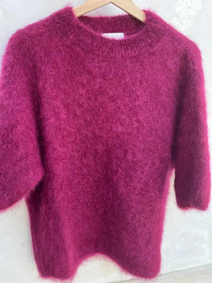 MAXI MAGLIA IN MOHAIR Sconti - immagine 2