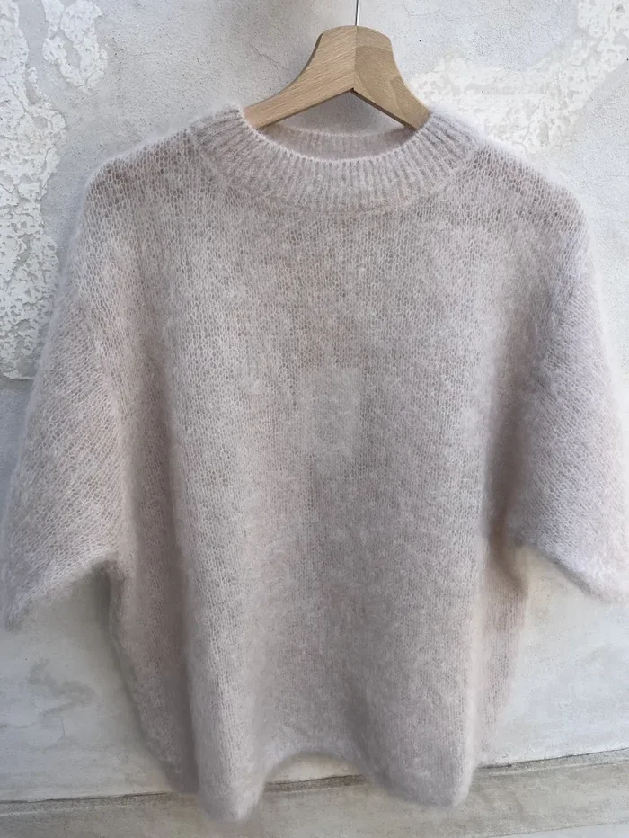 MAXI MAGLIA IN MOHAIR Sconti - immagine 3